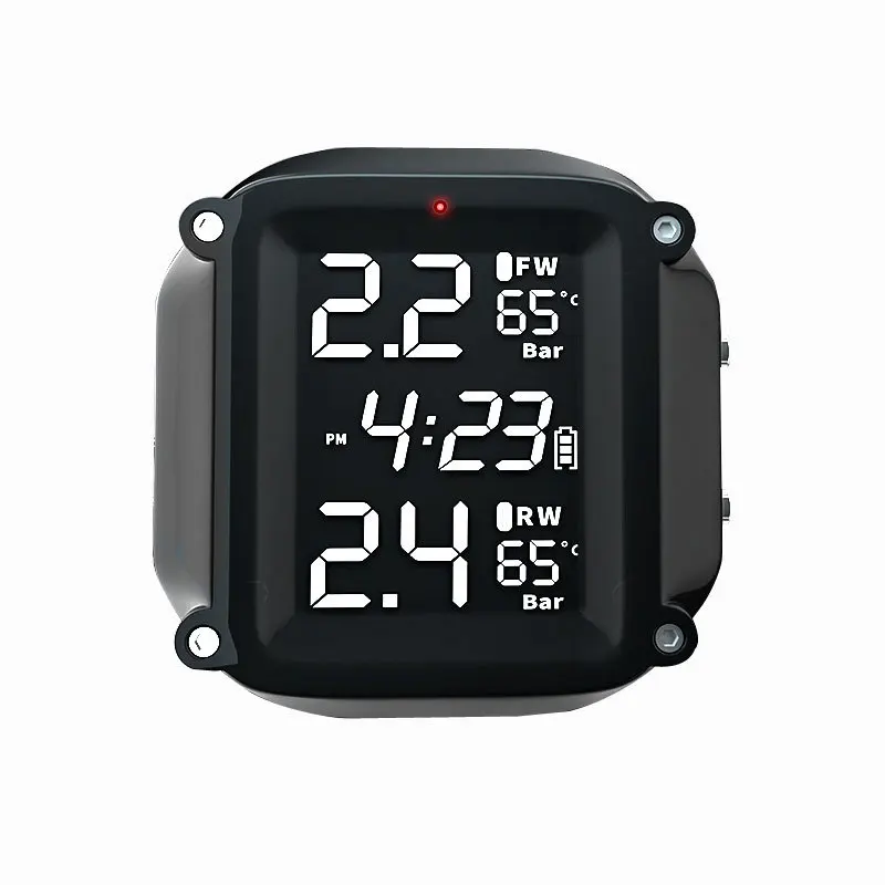 

Motorcycle Bike 2 Wheels Digital Wireless Real Time Tire Pressure Monitoring System Motorcycle External/ Internal Sensor TPMS