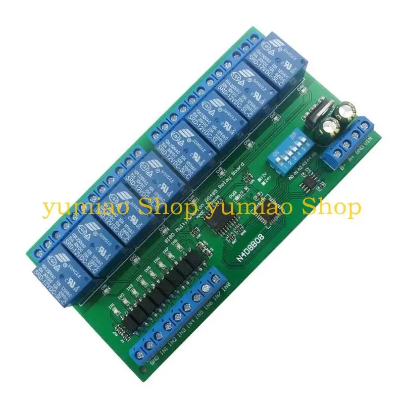 587b-8-isolated-input-8-output-relays-module-dc12v-24v-din35-c45-box-uart-rs485-modbus-rtu-control-switches-board