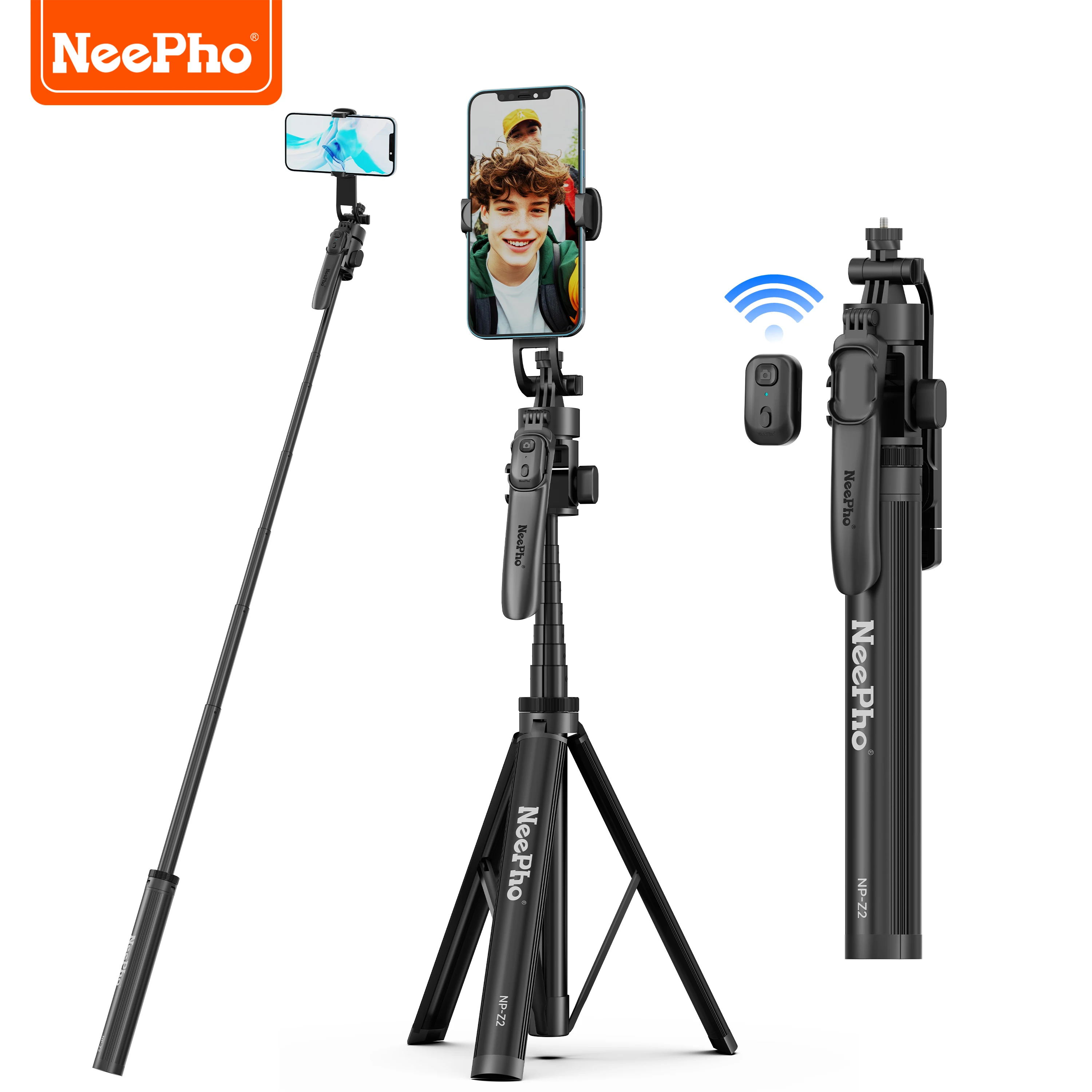 Auto Tracking Tripod - Универсальный штатив-трипод NeePho NP-Z2 с усиленным
