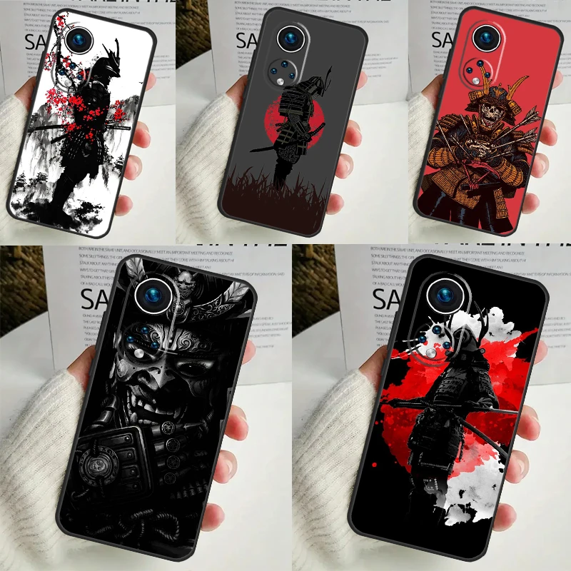 Japanese Samurai Warrior Case For Honor Magic 6 Pro 90 70 50 Magic 5 Lite X6 X7 X8 X9 X6a X7a X8a X9a X8b X9b Cover