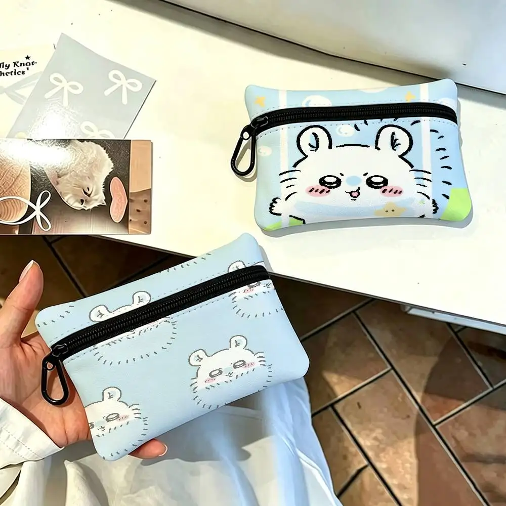 Cartoon ANIME JAPAN Portable   Daily Carry Oxford Fabric Small Coin Purse Multi-use Storage Pouch For Keys Cards Coins M-omonga