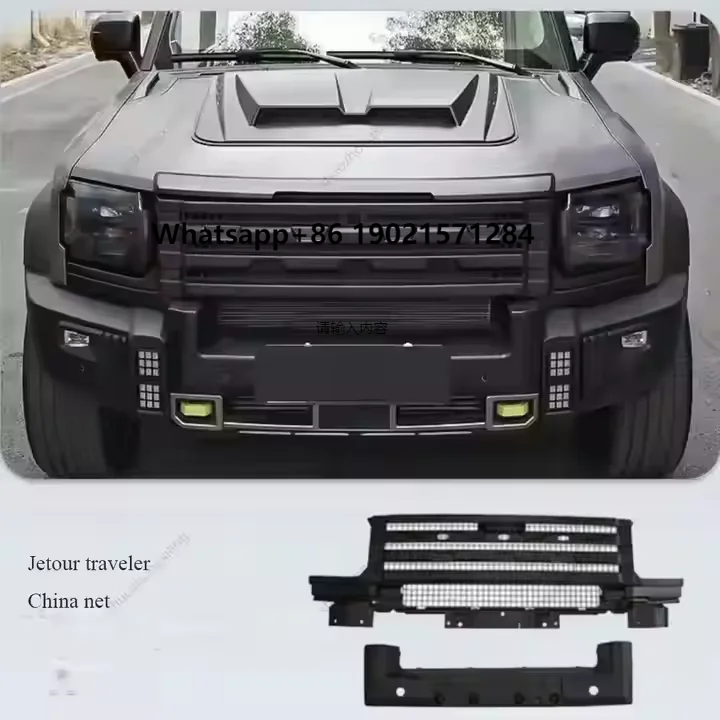 

2023 . Body Kit Auto Parts Body Exterior Accessories Front Grille and Bumper Fit for Tank 300 Roof Rack Car Accessory Black