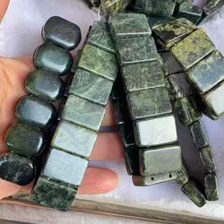 Natural Green Jade Bracelet Wide Bangle Men Women Fine Jewelry Genuine Chinese Medicine King Stone Magnetic Health Jade Bracelet