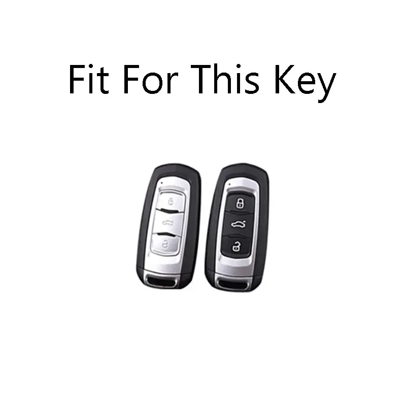 Zinc Alloy Car Key Case Cover For Geely Atlas Boyue NL3 EX7 Emgrand X7 EmgrarandX7 SUV GT GC9 Protected Shell Fob Accessories