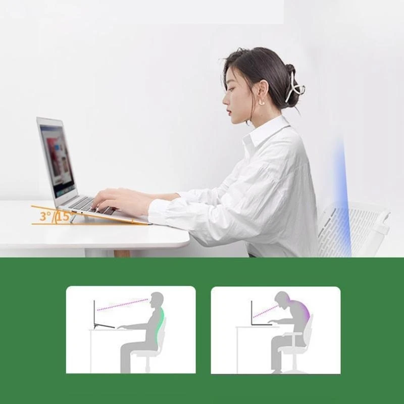 2pcs Computer Keybord Stand for Desk, Mini Laptop Stand, Invisible Keyboard Riser for Ergonomic Typing, Repeatable
