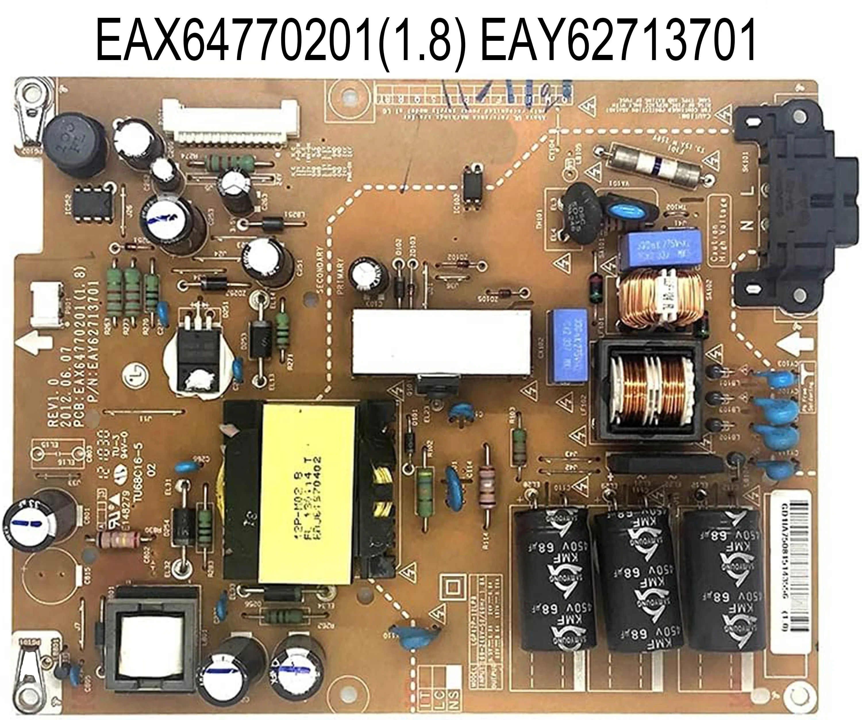 EAX64770201(1.8) EAY62713701 PLDF-L202A 3PAGC10107A-R LGP42P-12LPB Power Supply Board is for 42LM3450 42LM3150 42LS3150 42LS3450