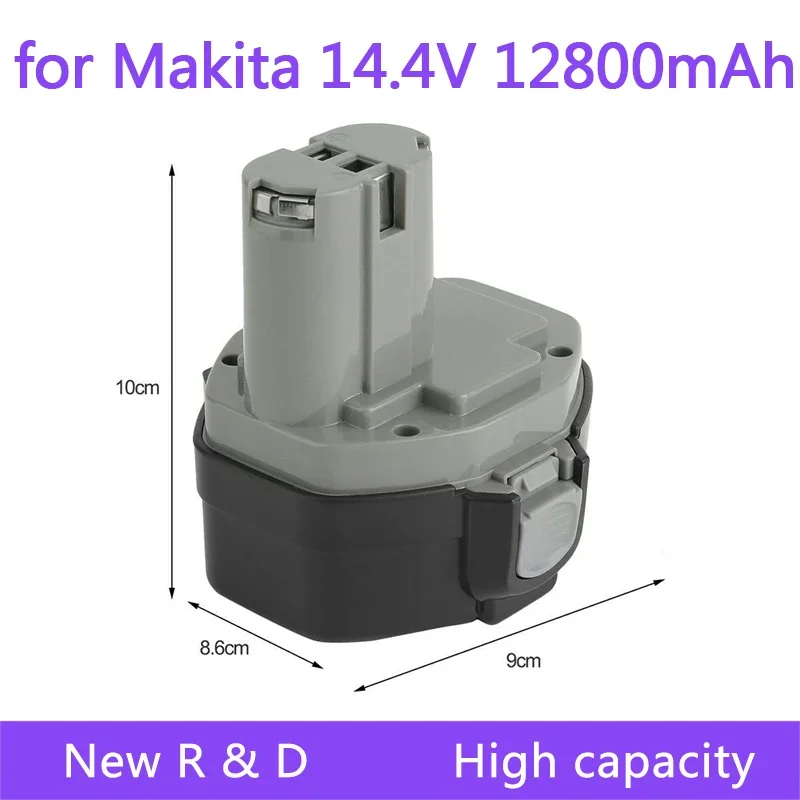 New for Makita 14.4V NI-Cd 12800mAh Replacement Battery for Makita Battery 14.4V PA14 1420 1422 1433 1434 1435 1435F 192699-A