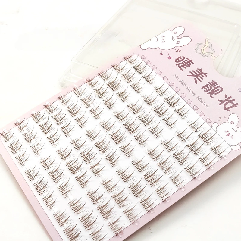 Sonnenblumen-Wimpern, braun, Manga, falsche Wimpern, natürlich, weich, große Kapazität, Anime-Wimpern, Douyin Wanghong, Make-up, Anime-Wimpern – Detail 4