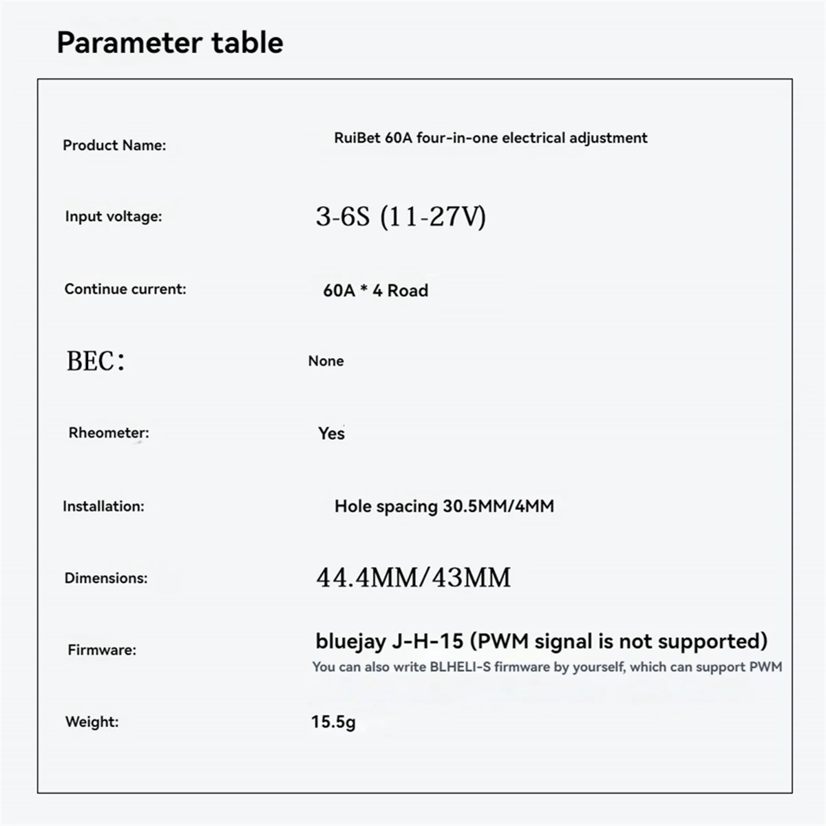 F7 FC&ESC FPV Stack F722 Контроллер полета 60A 4 в 1 ESC для модели FPV Freestyle Drone