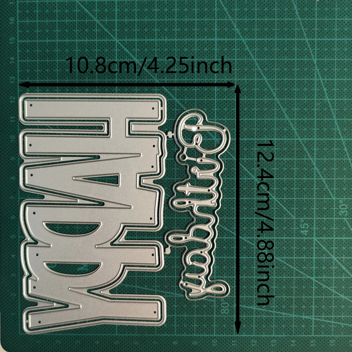 Create happy birthday metal cutting molds for handmade photo album decorations card making and DIY handicrafts view 2