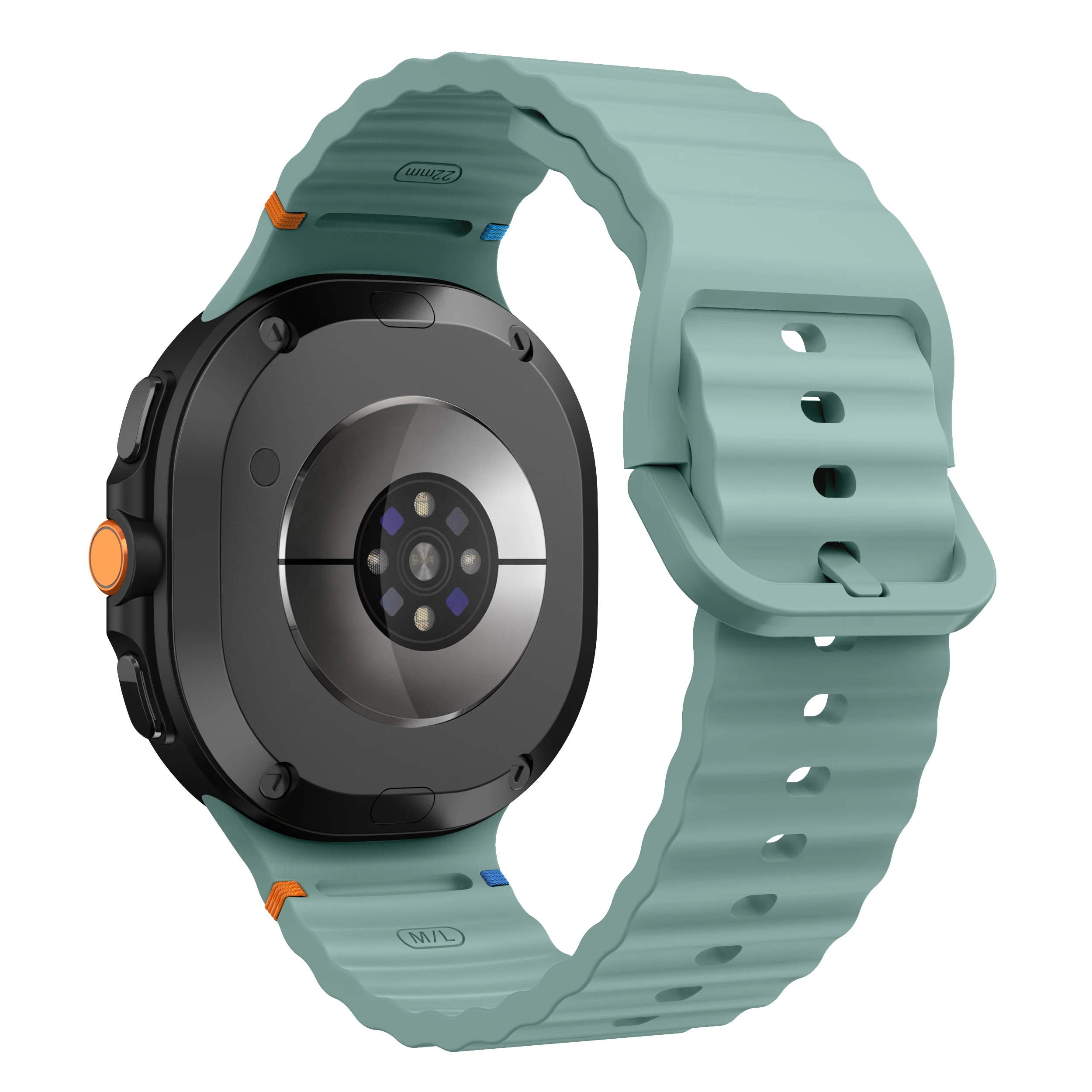 Original Band for Samsung Galaxy Watch 8 strap 44mm 40mm sport Silicone No gaps Bracelet correa Galaxy Watch8 8 classic bands image 3