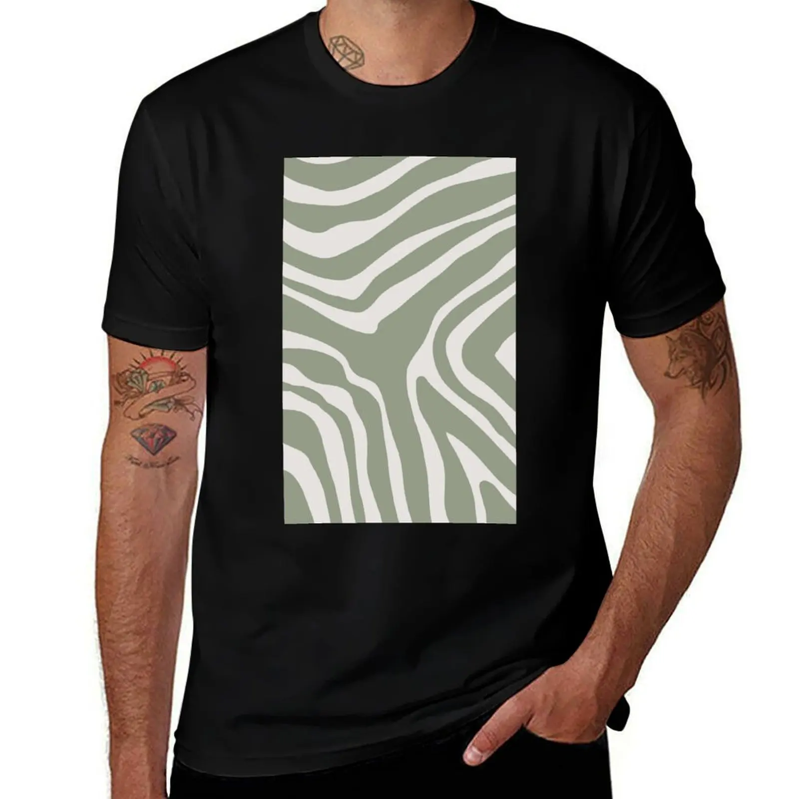 

Trendy Contemporary Abstract T-Shirt essential t shirt t shirts for man graphic funny t shirt custom print T-Shirt