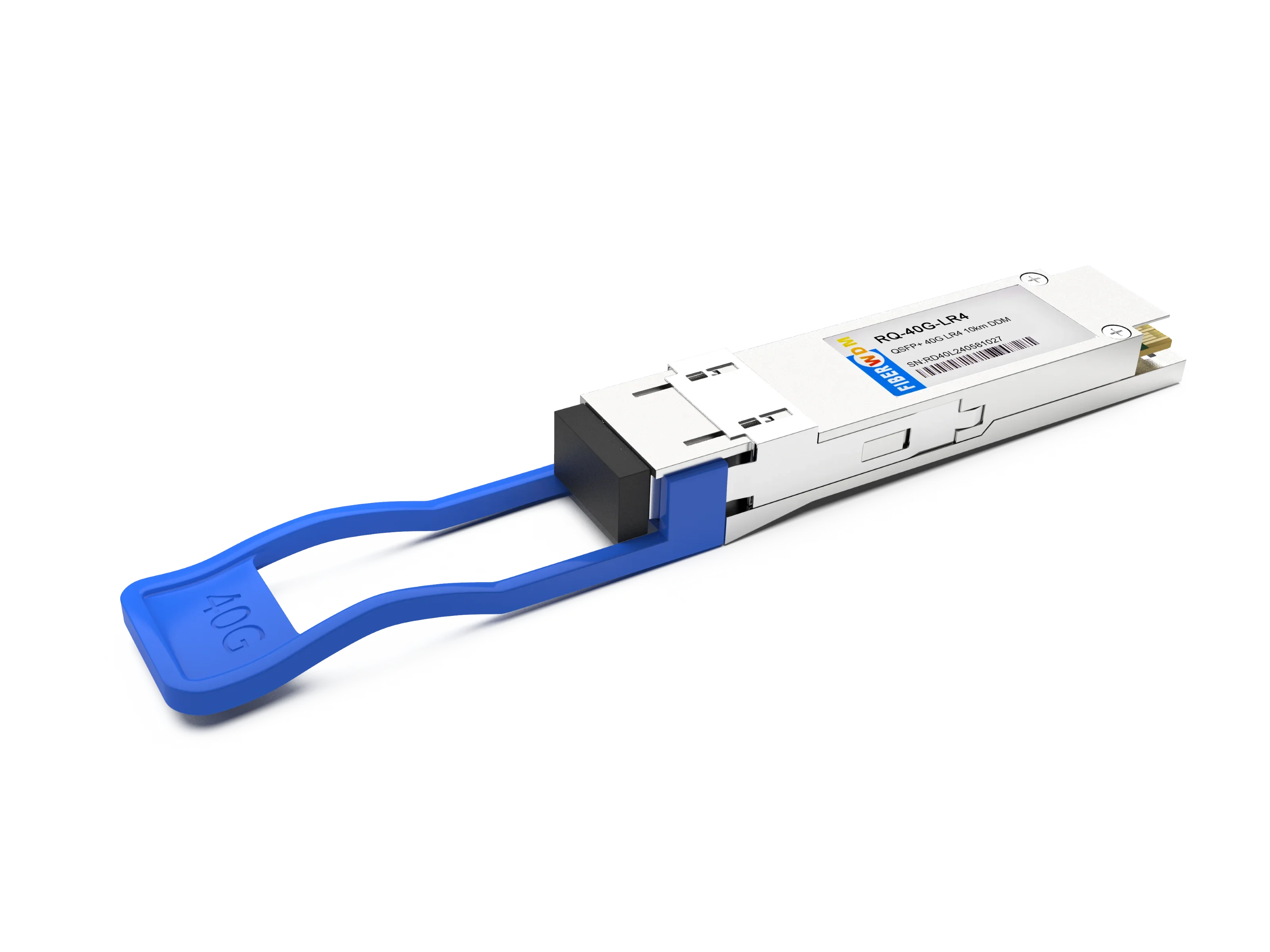 FIBERWDM 40G LR4 10km QSFP+ 1310nm Duplex LC SMF Transceiver Module Fiber Optic for Cisco Juniper Mellanox for Ethernet Switch