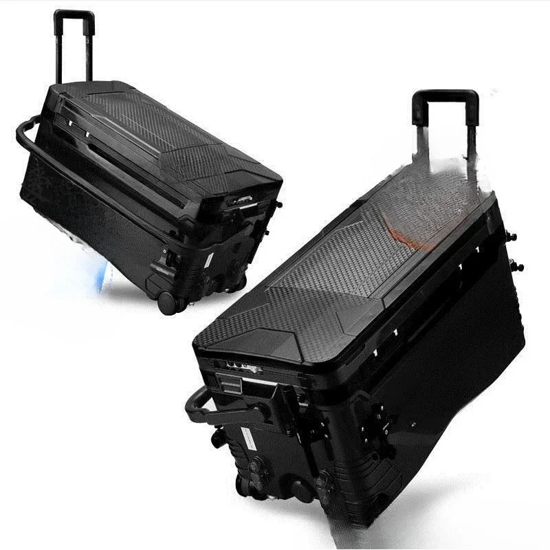 Fishing box full set of multi-function installation-free super load-bearing fishing box 42 liters fish box