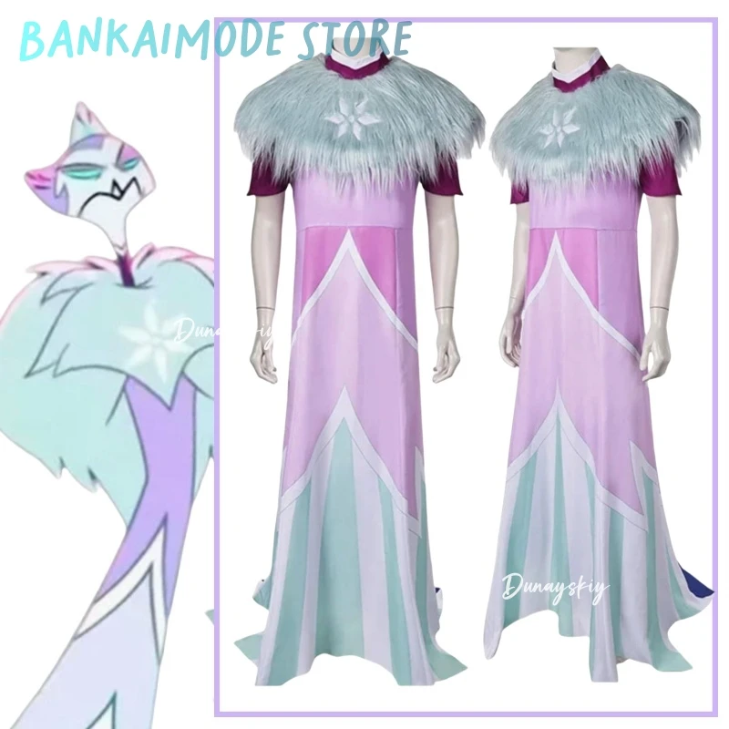 

Cartoon TV Evil Leader Boss Costume Disguise Andrealphus Cosplay Fantasy Clothing Adult Women Men Roleplay Fantasia Outfits