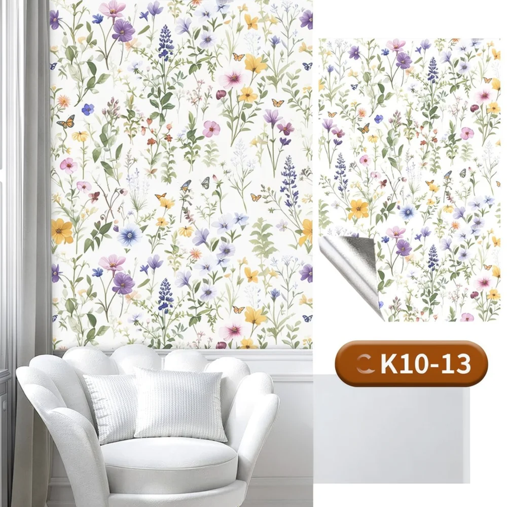 Self Adhesive Floral Wallpaper Vintage French Pattern Wall Sticker For Cabinet Furniture Renovation Decor Interior Design