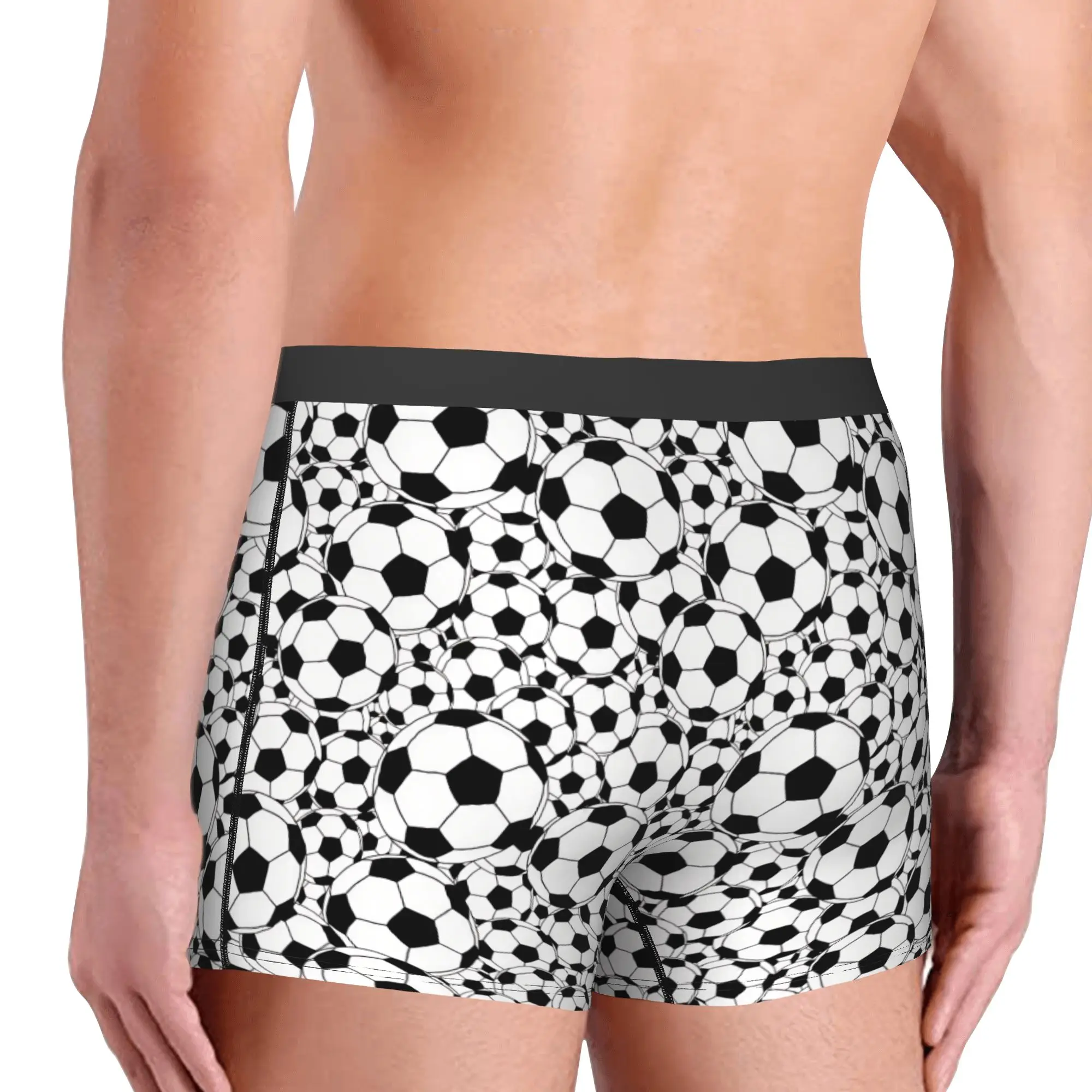 Fashion Footbally Sports Seamless Pattern Boxers Shorts Panties Men's Underpants Comfortable Soccerly  Briefs Underwear
