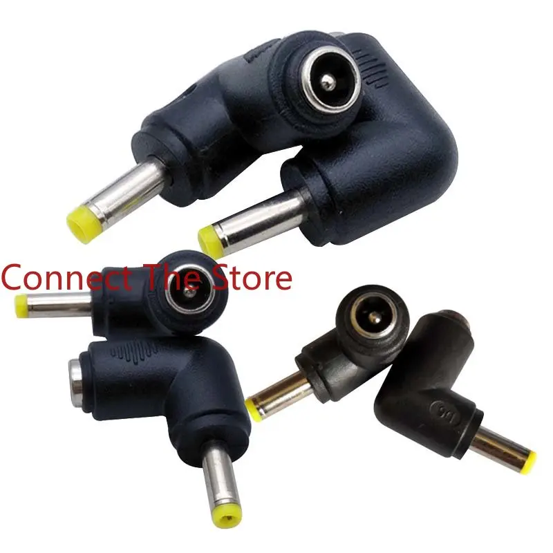 

5PCS DC Power Adapter DC5525 Female To 4817 Male DC5.5*2.5 4.8*1.7 Elbow