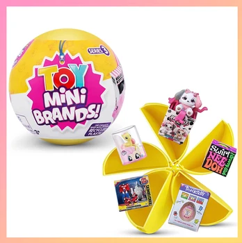 صندوق أعمى غامض Zuru ألعاب ماركات صغيرة 5 مفاجأة ماركات صغيرة لعبة ألعاب لطيفة هدايا مصغرة هدية مفاجأة صندوق أعمى أصلي