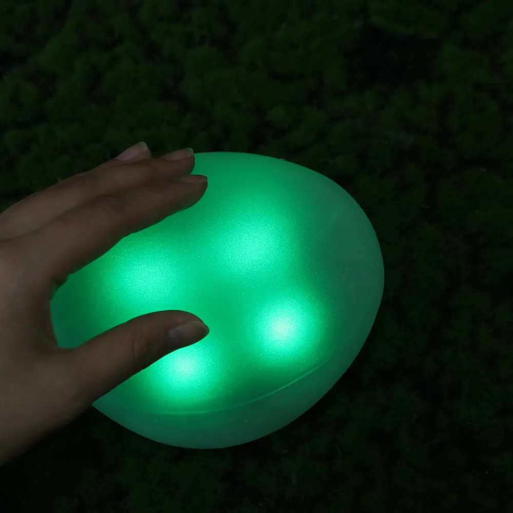 Cobblestone Shaped Solar Stone Lamp Auto on/Off Waterproof LED Solar Light Energy Saving Wireless Outdoor Pebble Lamp Outdoor