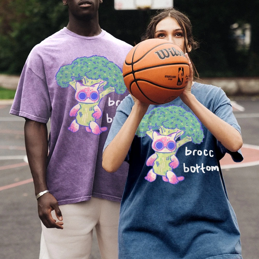 Cute Neutral Style T-Shirt Men And Women Graphic Oversize Short Sleeve Loose Round Neck Designer Long Sleeve Pullover Chic Top