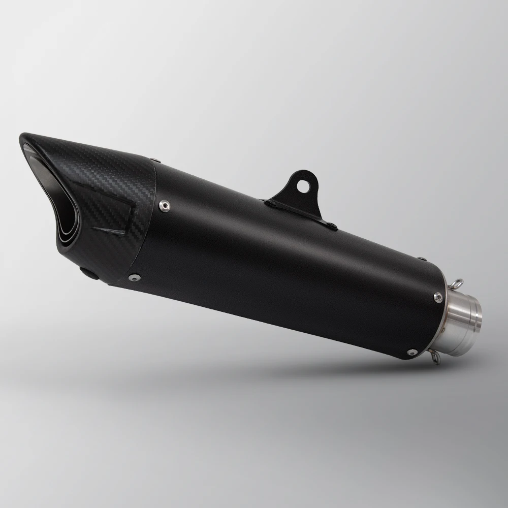 

Motorcycle Exhaust Muffler Universal 51MM Street Bike Escape Kit ZER Tail Tube with DB Killer For Street Triple 765RS Tiger 660
