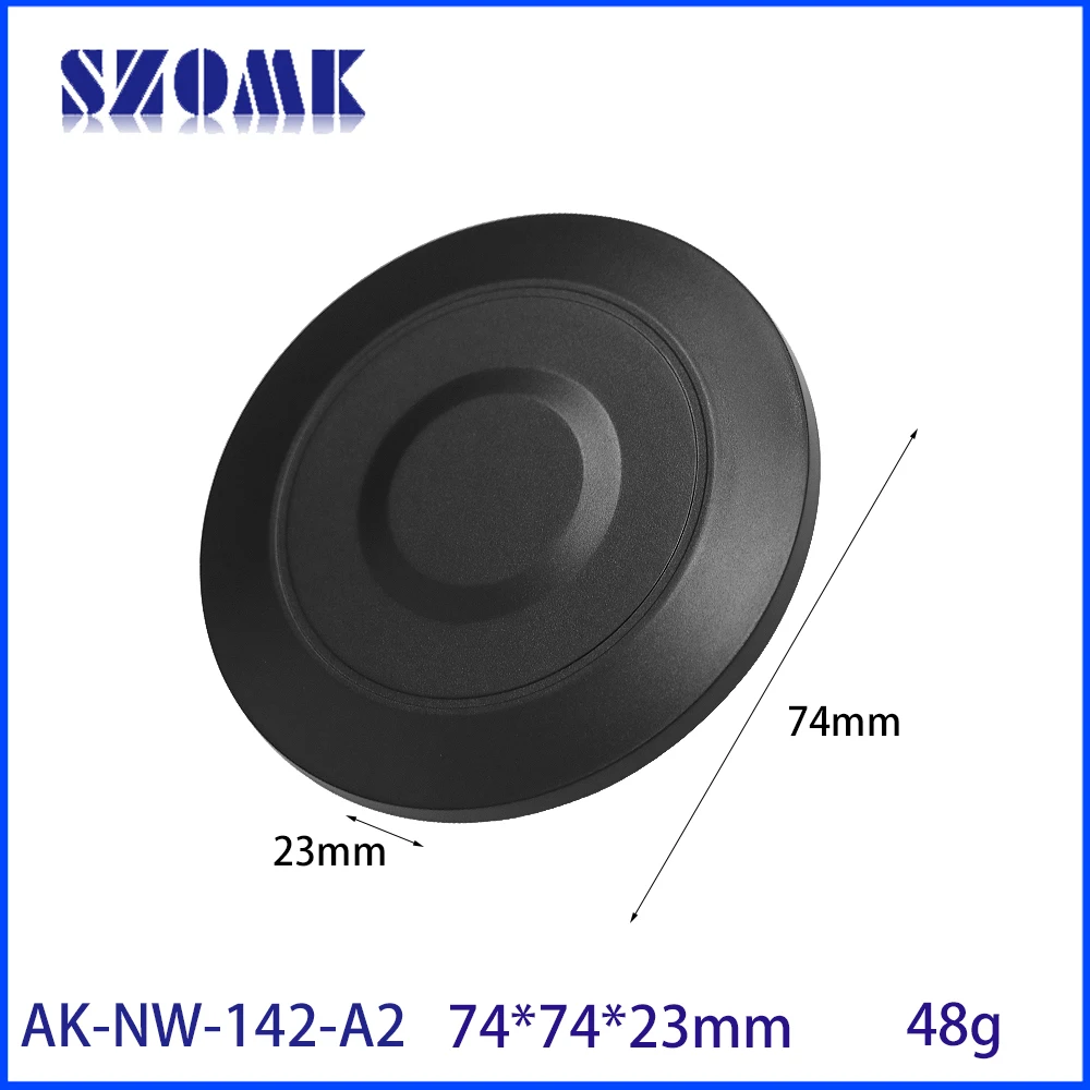 74x74x23mm ABS Smart Home Hub Plastic Enclosure for Multi-mode Bluetooth Mesh Gateway and Infrared Repeater Housing Shell
