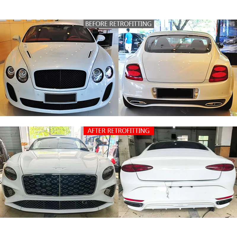 Classic Car Restomod Body Kits2005-2024 Car Modification Upgrade 2025 Model Surrounds Old To New Front Bumper Bumper Body Kit C