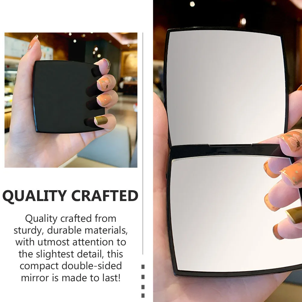 Miroir de maquillage Compact, accessoire de sac à main de voyage élégant pour femmes, miroir Double face Portable, Design léger et Chic