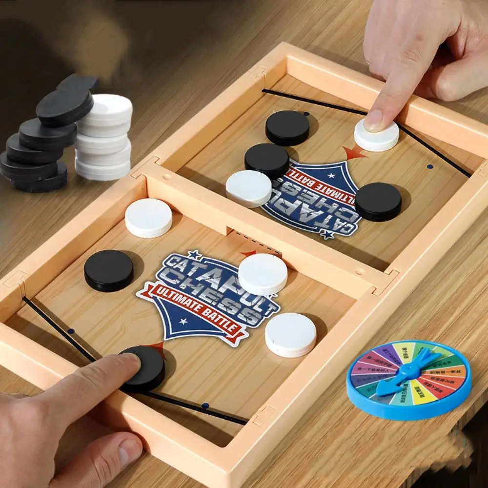 

Sling Chess Table Настольный хоккейный стол Настольные шахматы Интерактивная игра для родителей и детей Быстрая игра на слинге Забавная пластиковая настольная игра на слинге