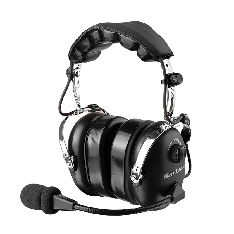 Raytalk XLR Cable Walkie Talkie Headset Noise Reduction Microphone for Kenwood Portable Two-Way Wired Music Earphones Headphones