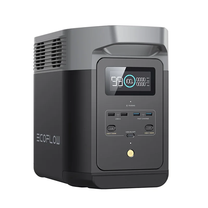 DELTA 2 1800W Estación de energía portátil recargable para acampar Equipo de distribución de energía portátil de respaldo doméstico