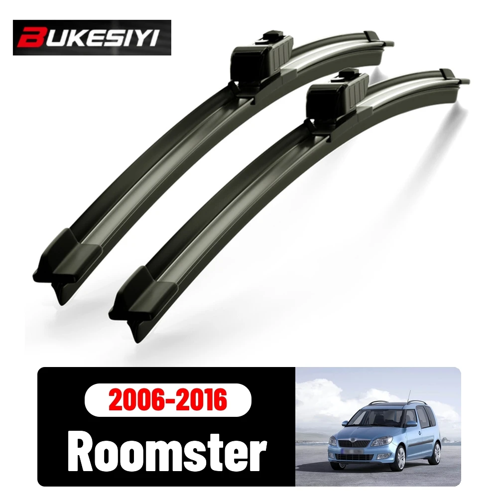 2 Stück Frontscheibenwischer für Skoda Roomster 5J 2006-2016, leise, langlebig, hochwertige Scheibenwischerblätter Zubehör 2010 2014 2015
