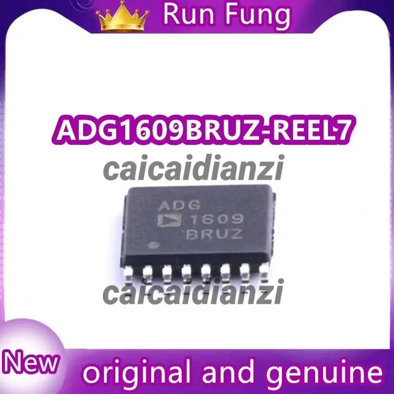 

ADG1609BRUZ-REEL7 ADG1609BRUZ 2-канальный ИС-переключатель 4:1 4,5 Ом 16-TSSOP 5 шт./лот Новый Оригинал