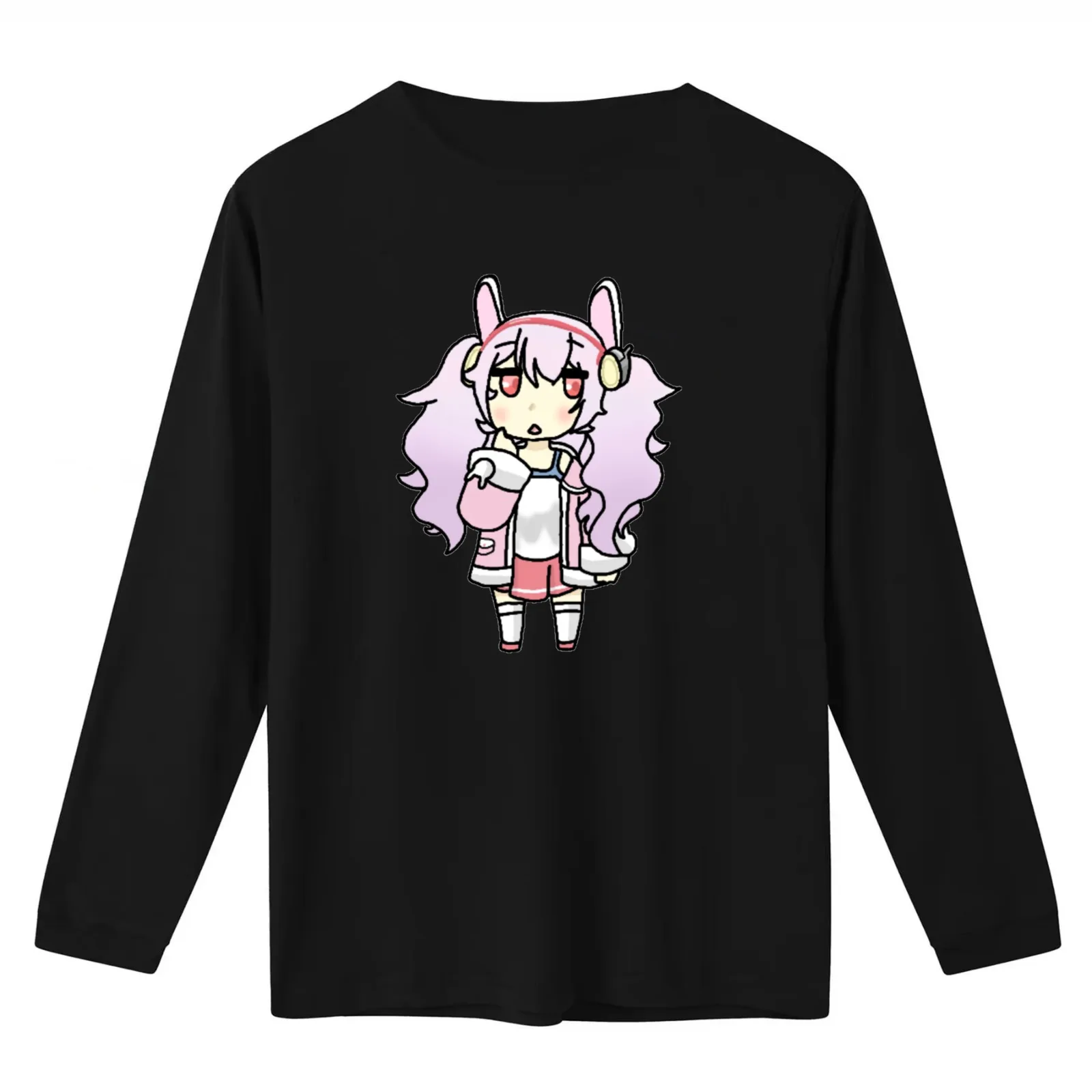 Laffey T-Shirt Summer Casual Cotton Tee Oversized Streetwear Tops Vintage Graphic Print Loose Fit Short Sleeve 100% Cotton