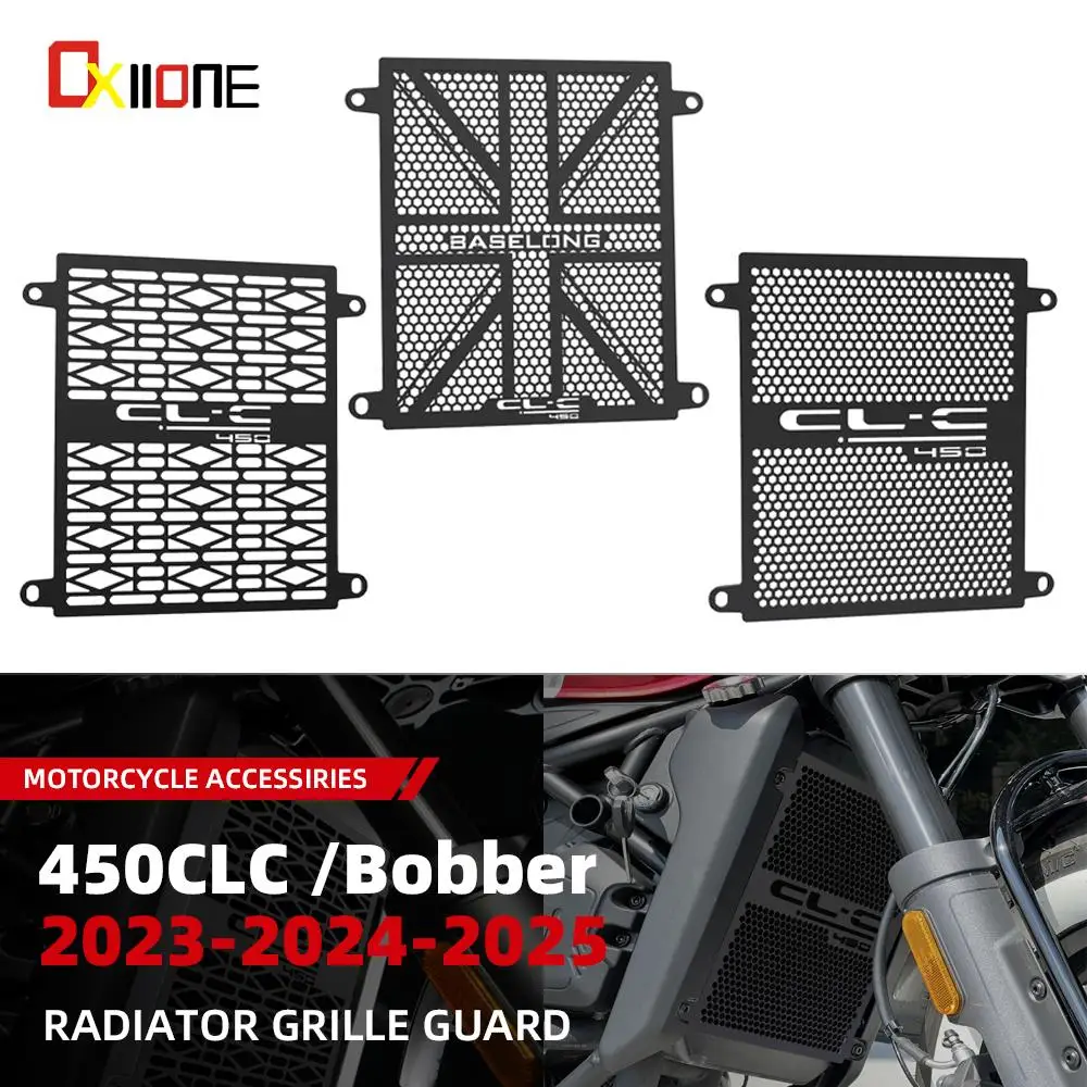 

CNC Motorcycle Radiator Grille Guard Cover Protector For CFMOTO CLC 450 Bobbe 450CLC 2023 2024 2025 450 CL-C CLC450 Accessories