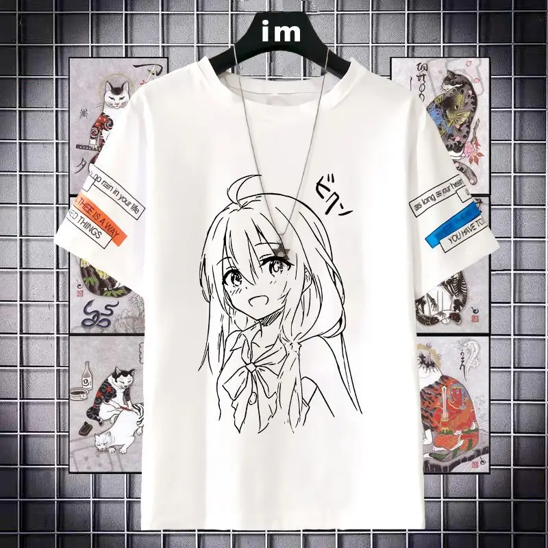 

Witch Journey Irena Merchandise Short Sleeve T-Shirt Summer Eimynia Anime Two-Dimensional Unisex Loose Top