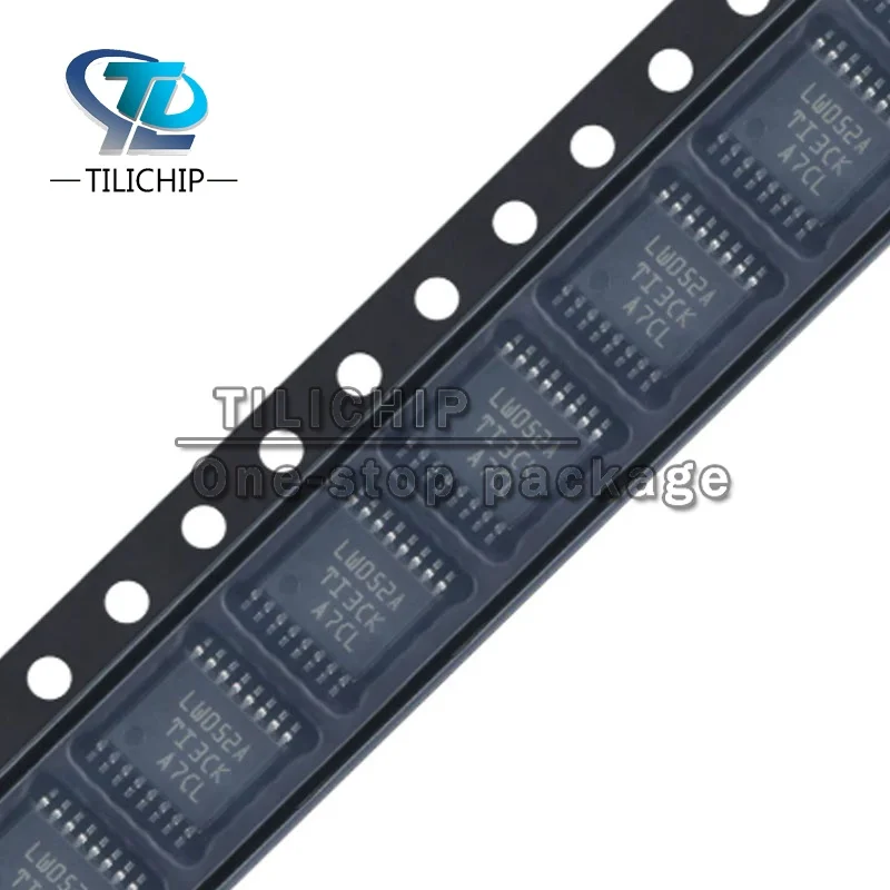10PCS SN74LV4052APWR TSSOP-16, marked LW052A, 2-channel analog multiplexer, brand new