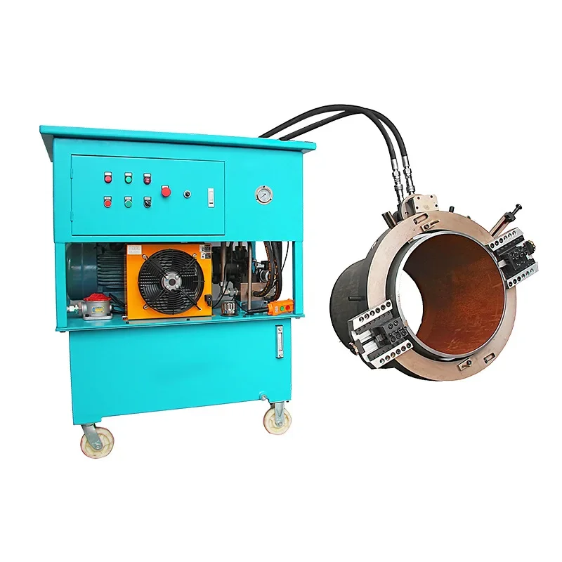Outer clamp type, round tube stainless steel pipe beveling machine, automatic stainless steel machine for cutting bevels