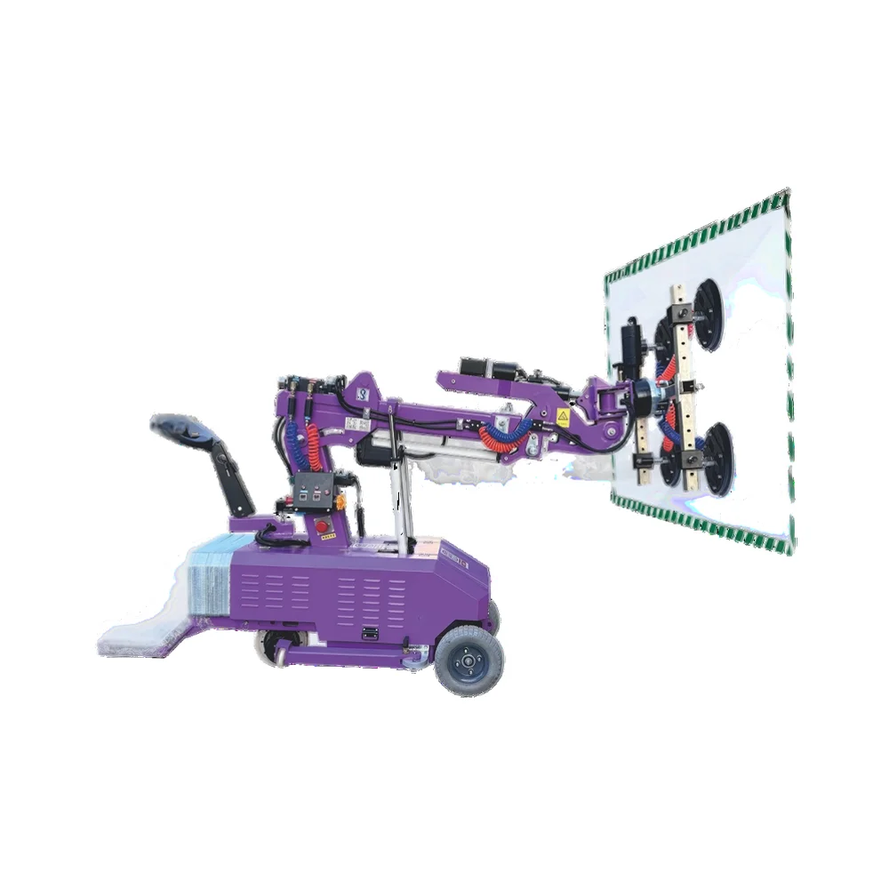 New Electric Glazing Robots, Suction Lifter Crane Installation Manipulator for Fast Granite Slabs E-Commerce Handling