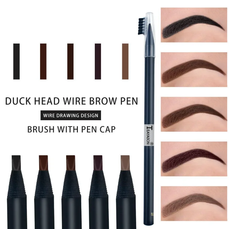 Eyebrow Pencil Waterproof Lasting Rotary Automatic Eyebrow Pen Eyebrow Beauty Makeup