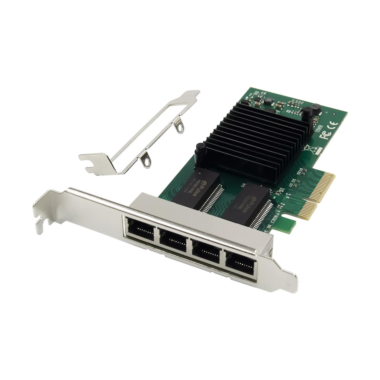 PCIe X4 I350-T4 Quad-1G RJ45 Machine Vision NIC