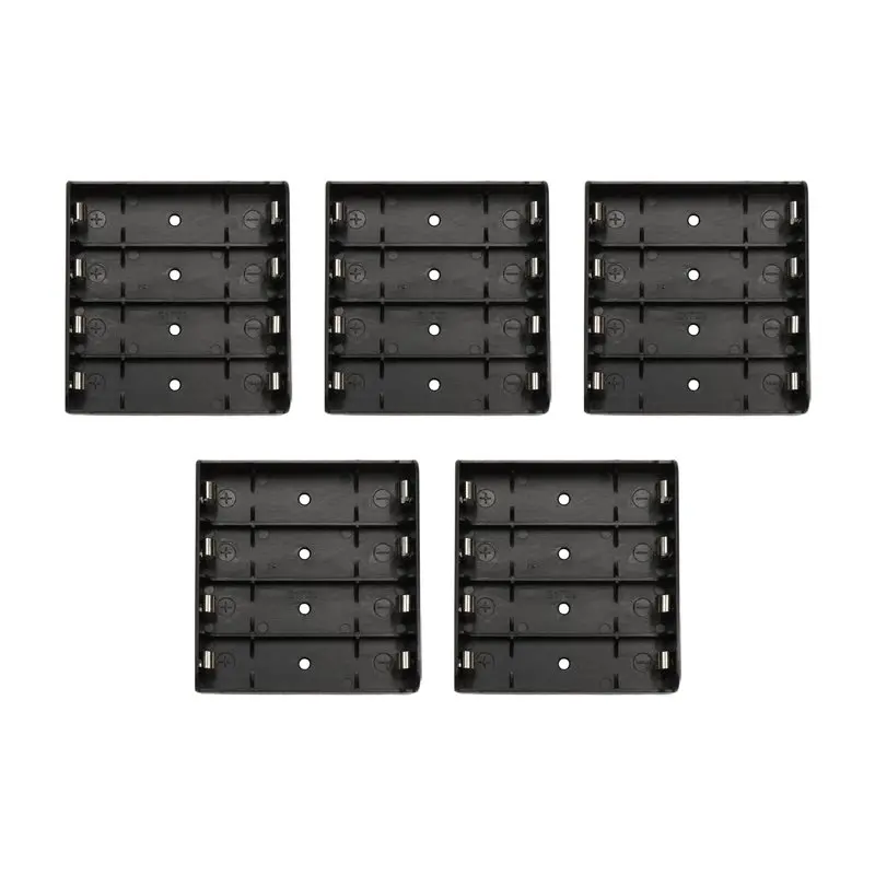 B29C-4X 21700 Battery Holder Storage Box Case ABS Fireproof Power Bank Cases Slot Batteries Container With Shrapnel