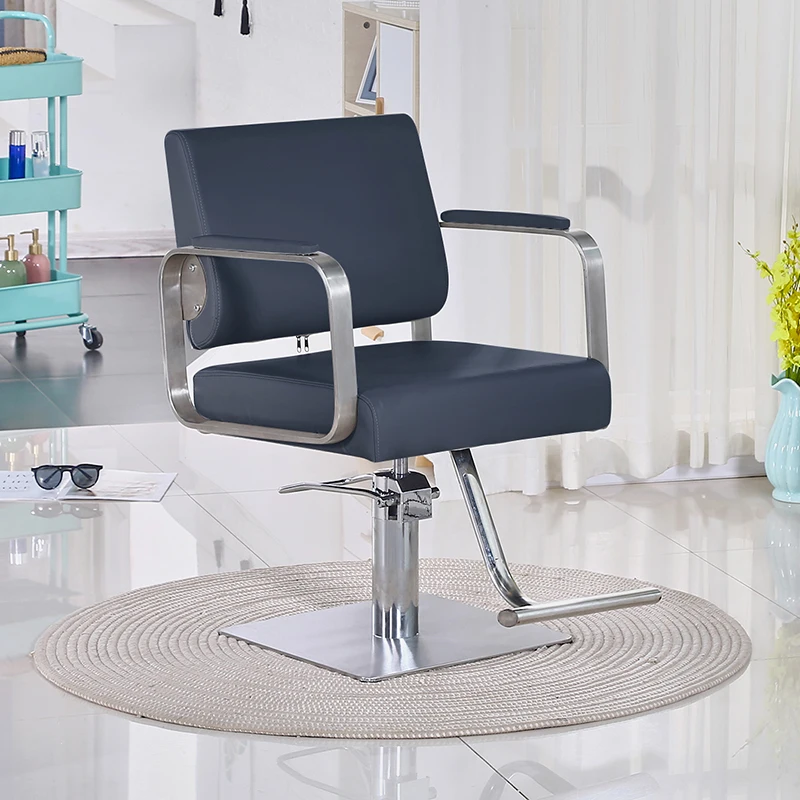 Rolling Chair Salon Hair Stylist Lounge Stool Women Beauty Vanity Furniture Spa Salons Barbershop Cadeira Height Adjustable