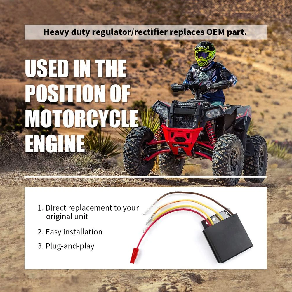 

Motorcycle Voltage Regulator Rectifier For Polaris Sportsman 400 500 600 700 2003-2004/Scrambler 500 2003/Magnum 500 2003