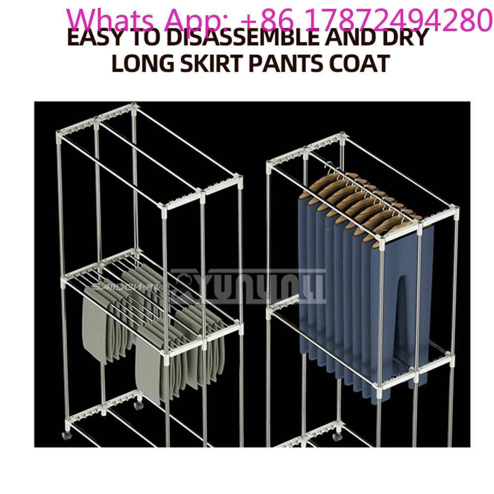 

Portable Clothes Dryer Large Capacity Foldable Clothes Dryer Remote Control Suszarka Na Pranie Stojaca