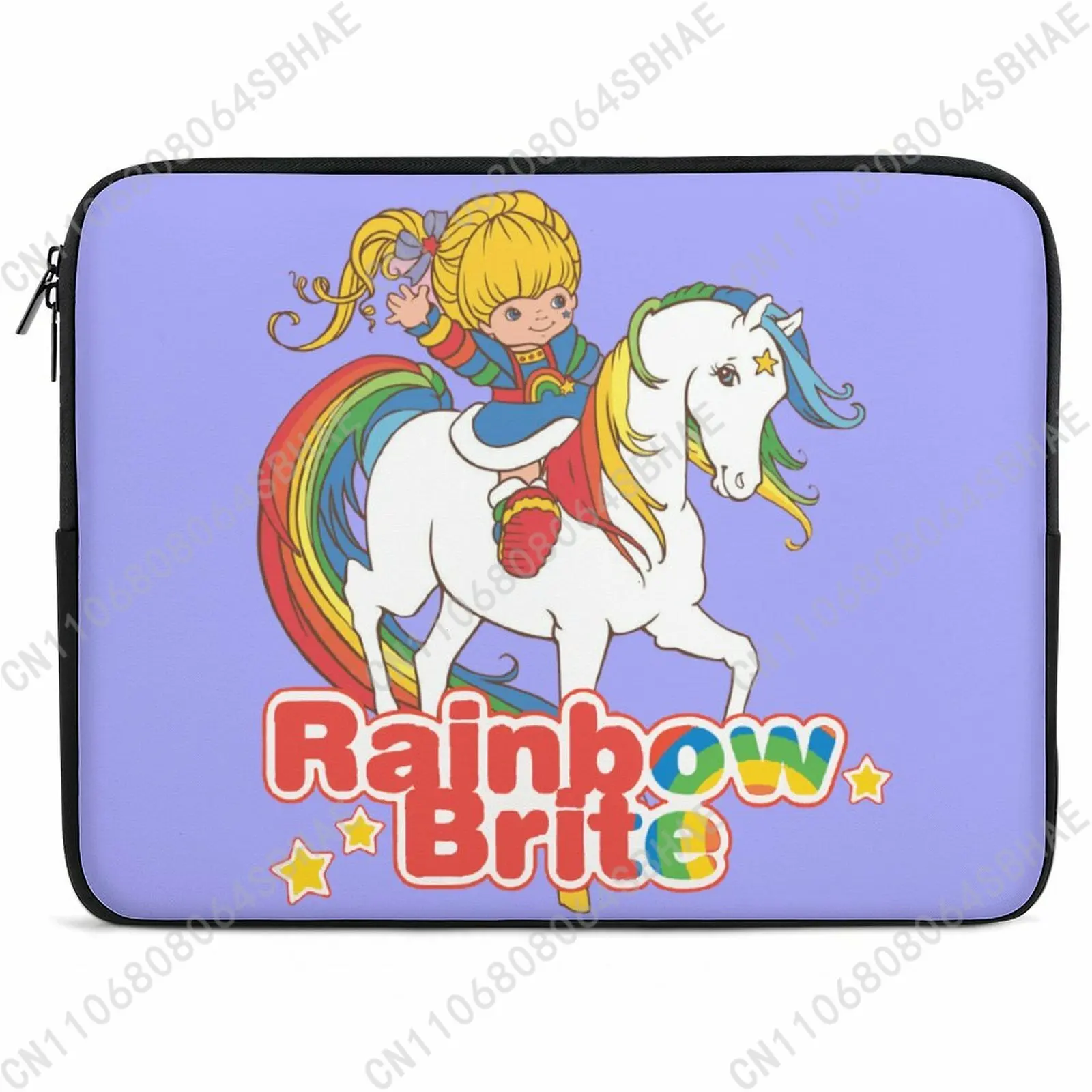 

Brite Rainbow No Handle Laptop Case Suitable Multiinch Inch Slim Personalized Pattern Neoprene Bag School Students