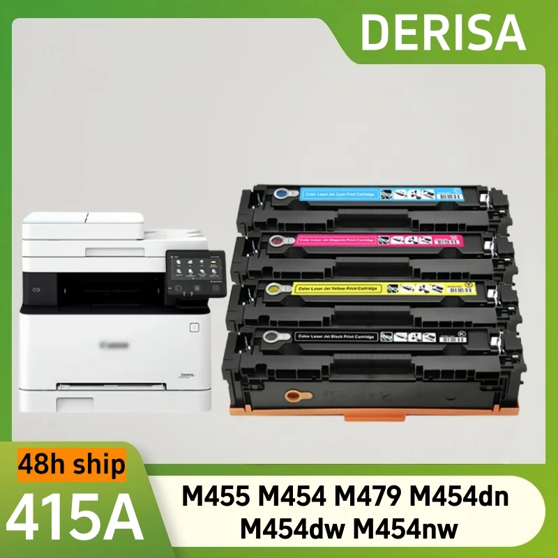 チップ付き415a-w2030aトナーカートリッジ-1個、hp-color-laserjet-pro-m455-m454-m479-m454dn-m454dw-m454nw用