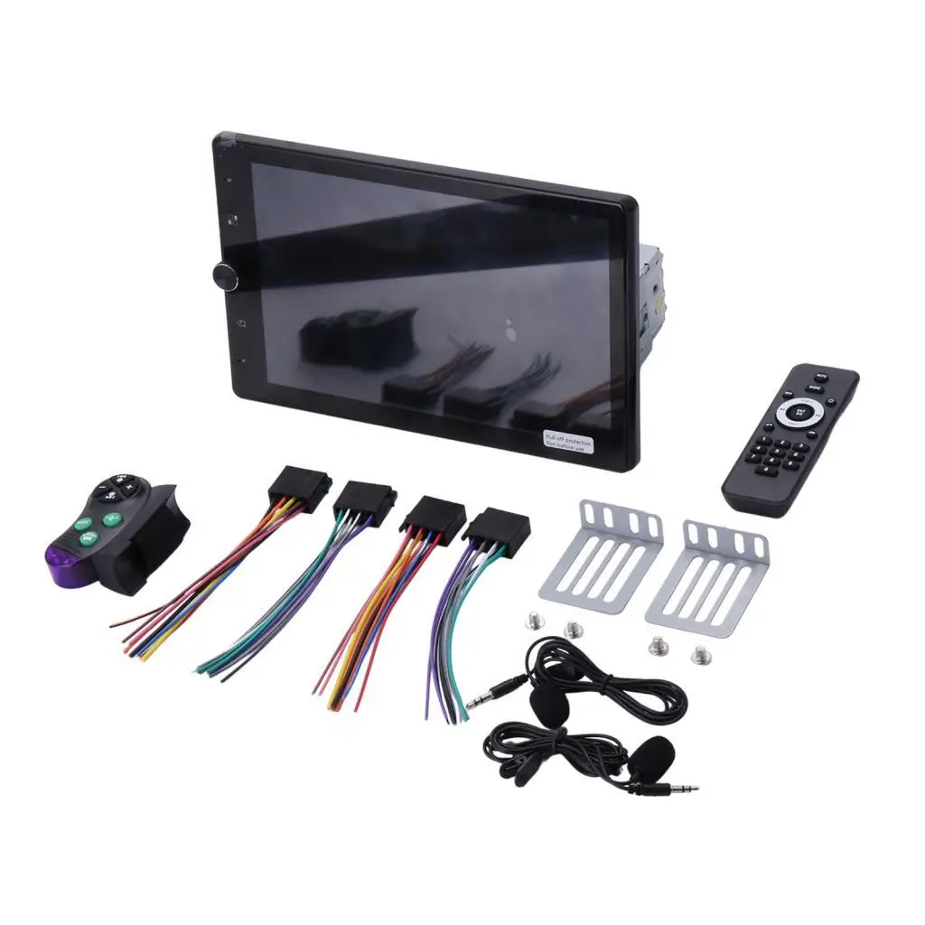 

Автомобильная стереосистема с одним DIN-сенсорным экраном, вращающийся мультимедийный плеер с FM-аудиоприемником для обновления автомобильной аудиосистемы