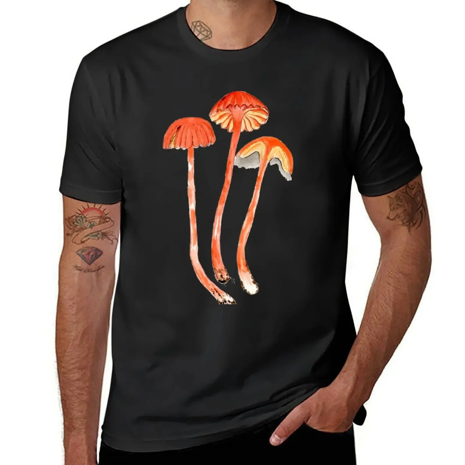 Hygrocybe cantharellus by Kay Smith T-Shirt aesthetic clothes summer clothes mens t shirts casual stylish